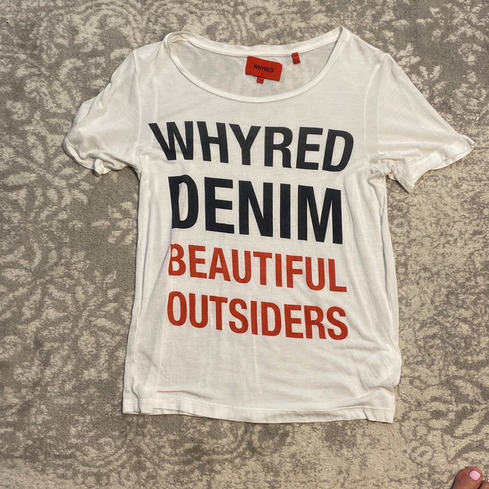 WHYRED statement tshirt